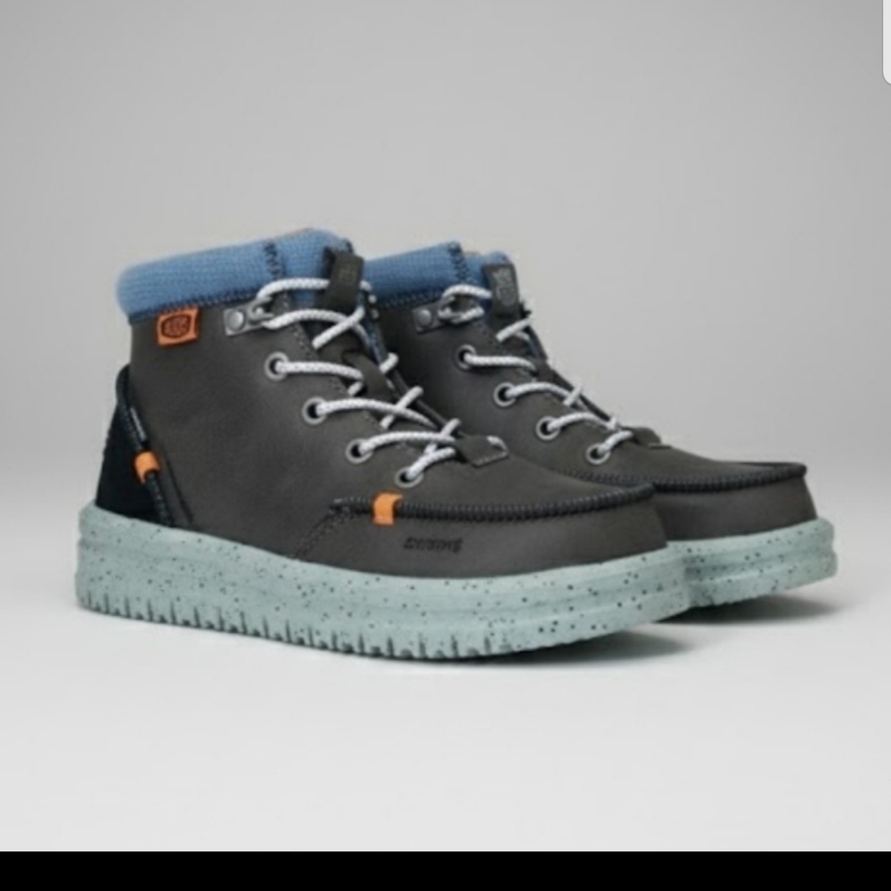 🔥NEW! Hey Dude Bradley Leather boot sz 10 NWT (Water Resistant)